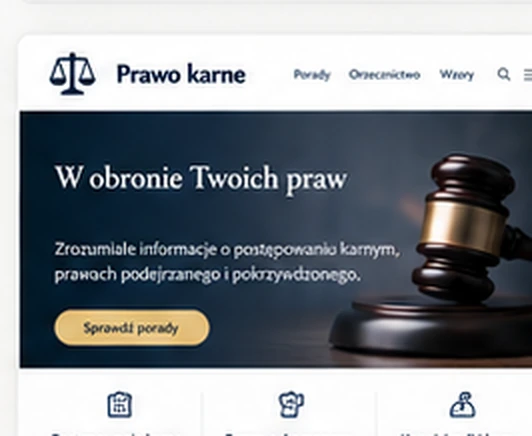 Miniatura serwisu Prawo karne