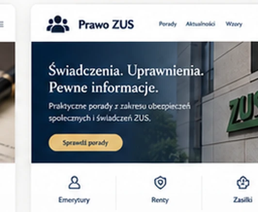 Miniatura serwisu Prawo ZUS